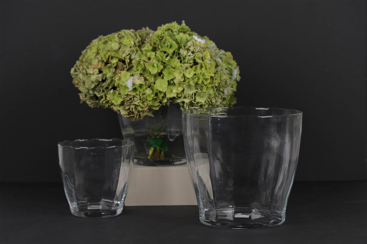 Facetta - Glass Vase - Ø29xH27cm