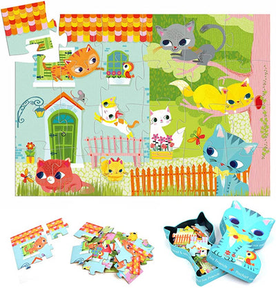 Toys And Games - Puzzles - Silhouette Puzzles Pachat And His Friends