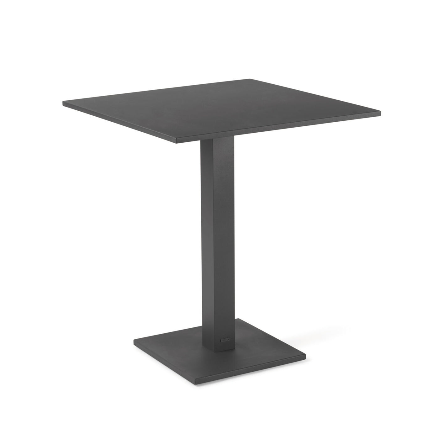 Prada dining table 70 x 70 alu black
