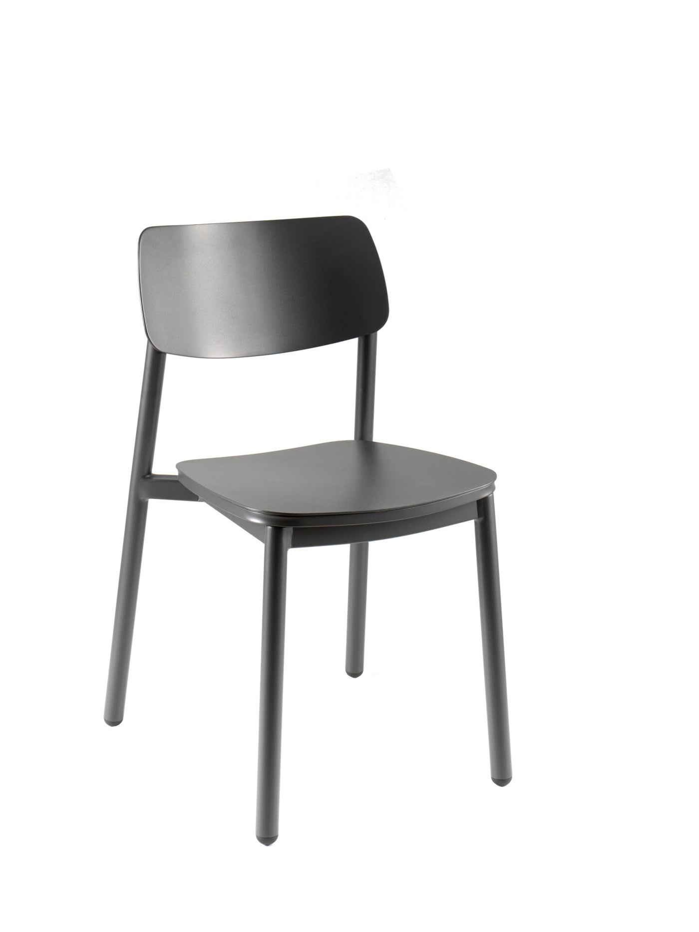 Malta alu side chair alu charcoal