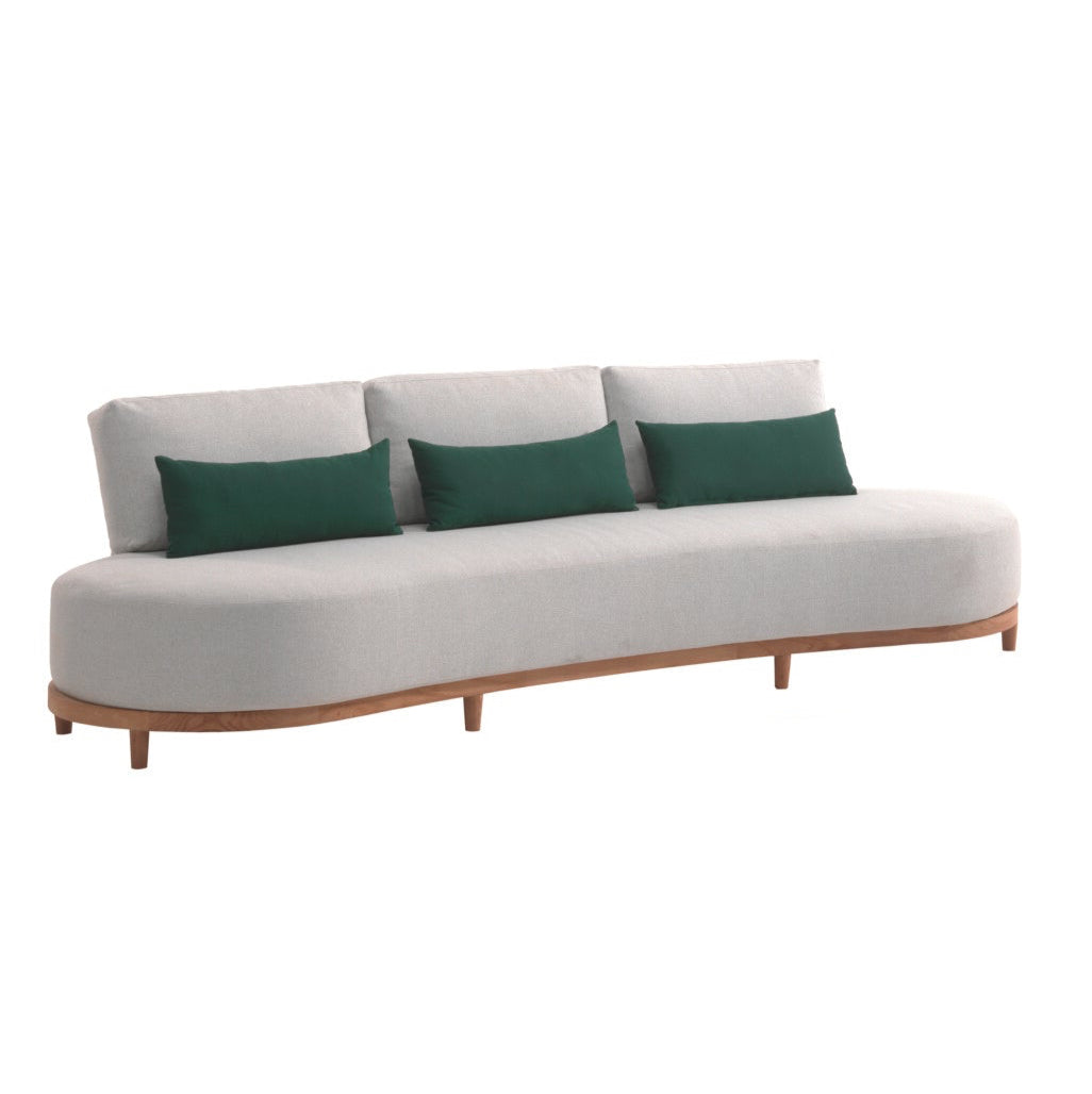 Santorini 3-Seat - Teak + Cushion Sunproof