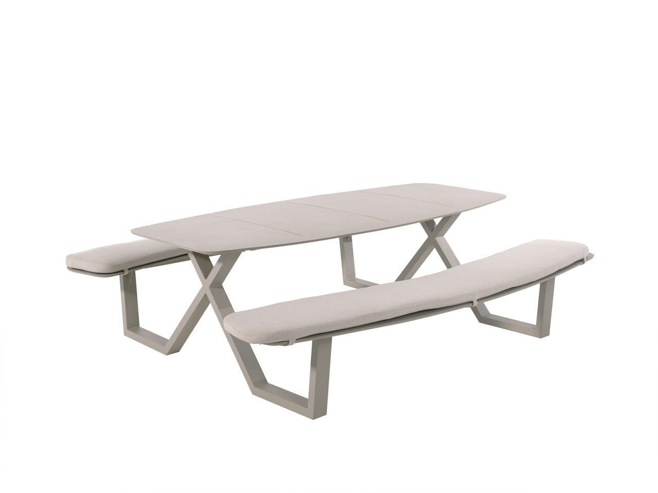 Corfu Picnic table alu linnen with cushion