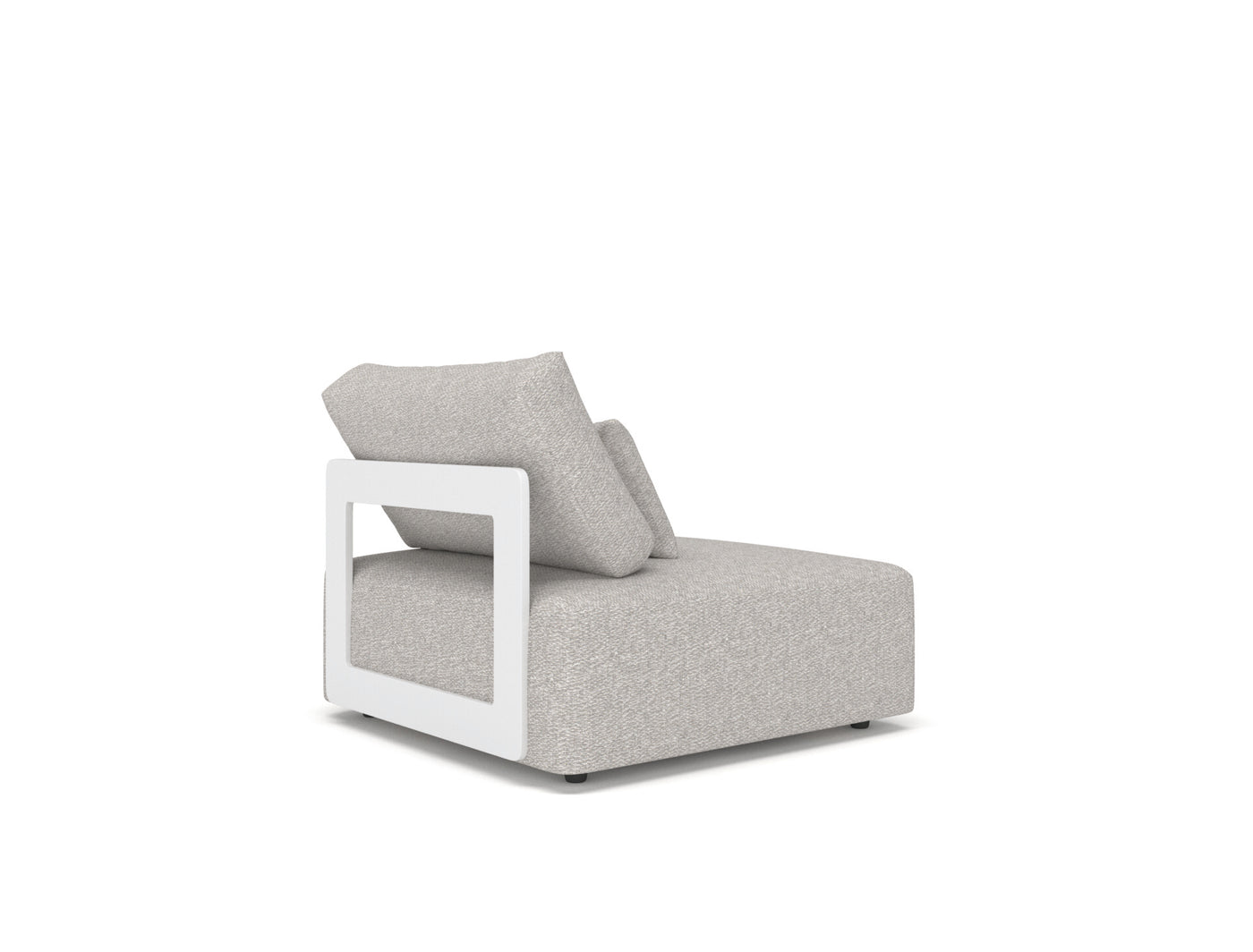 Rafa Element - White Alu, Bruma Niebla + Cushions