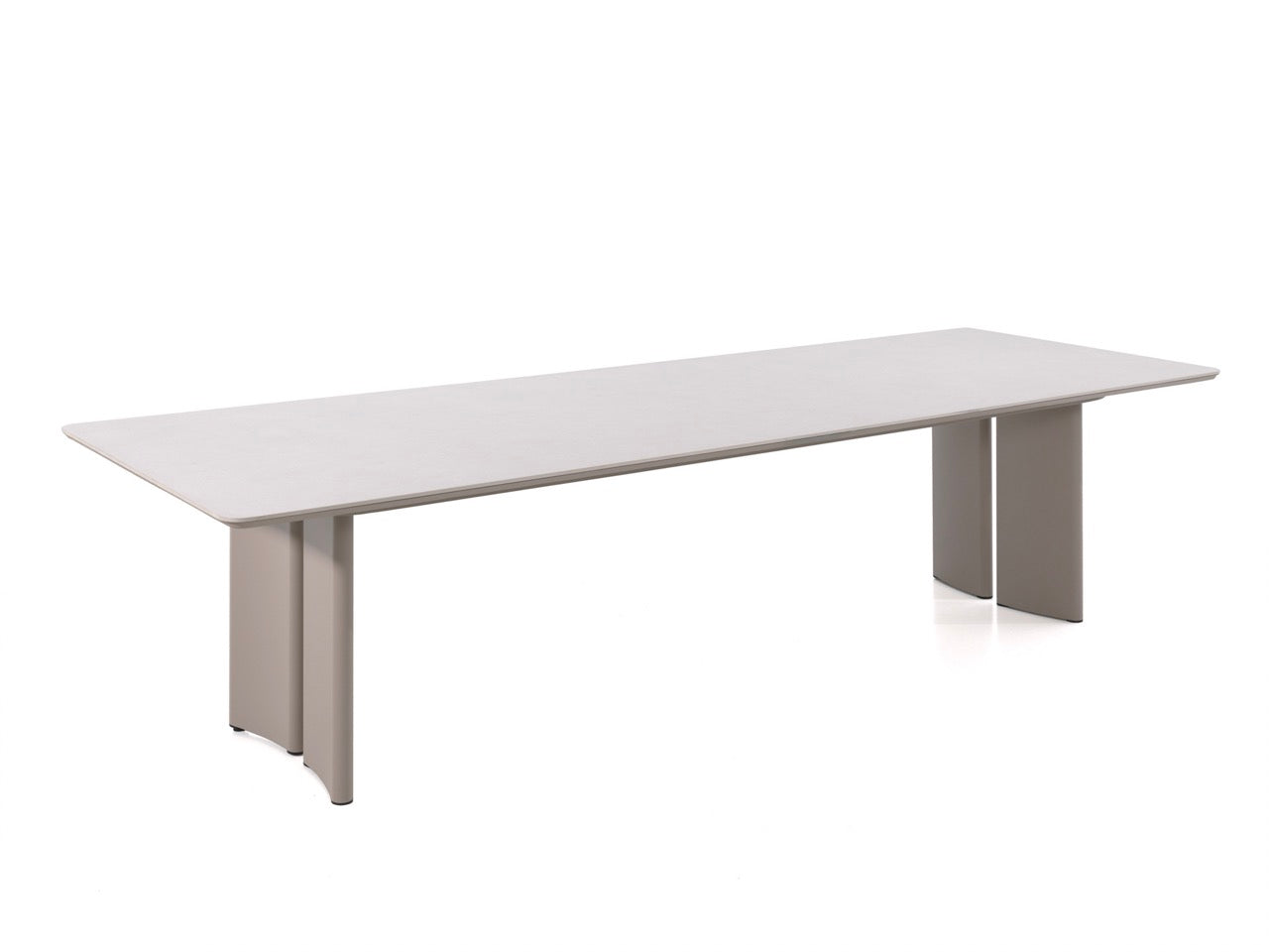 San Remo Dining Table 320x110 - Alu Linnen, Ceramic Top