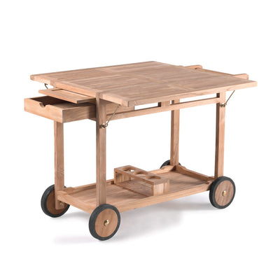 Bristol Trolley teak - 1 drawer 1 tray