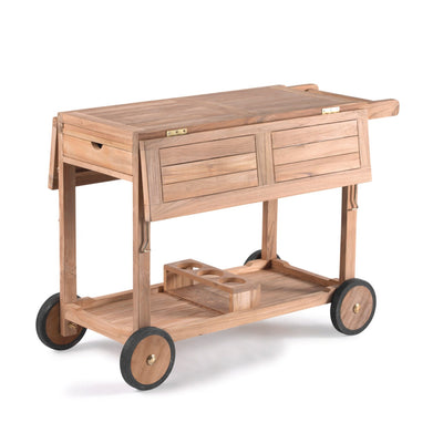 Bristol Trolley teak - 1 drawer 1 tray