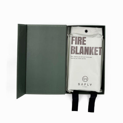 Coffee Table Book with Fire Blanket