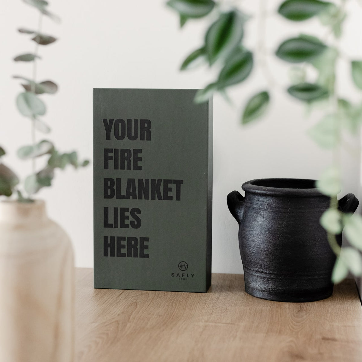 Coffee Table Book with Fire Blanket