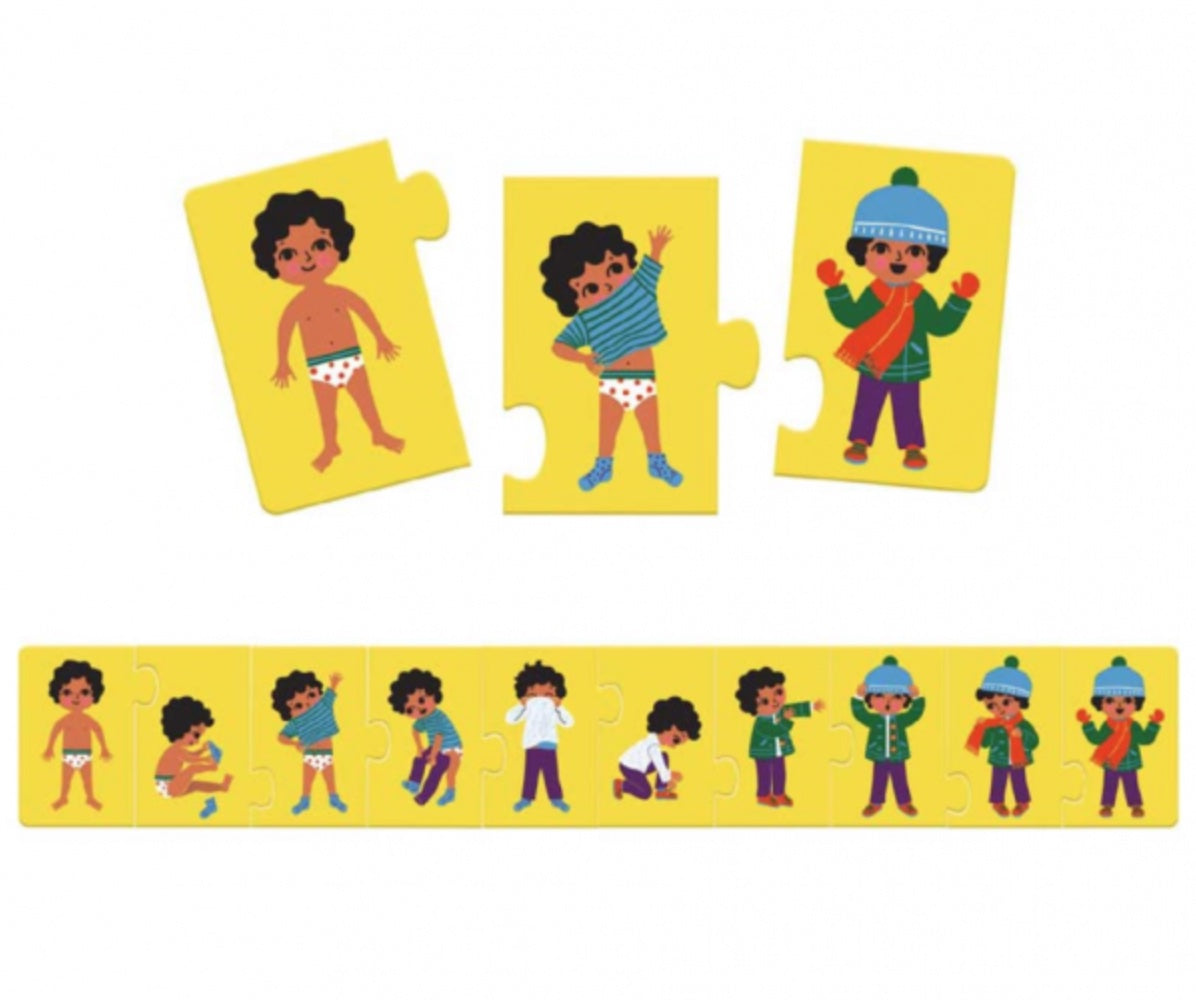 Toys And Games - Educational Games - Puzzles Duo-Trio Puzzle Frise I'M Dressing Up