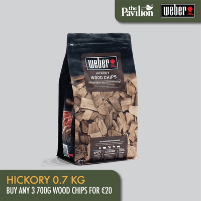 Hickory Wood Chips - 0.7Kg
