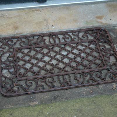 Doormat Cast Iron Rectangle 67X42cm