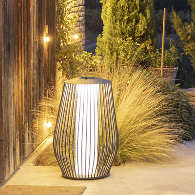 MANDALAY Solar & Rechargeable Big Lantern (Space Grey)