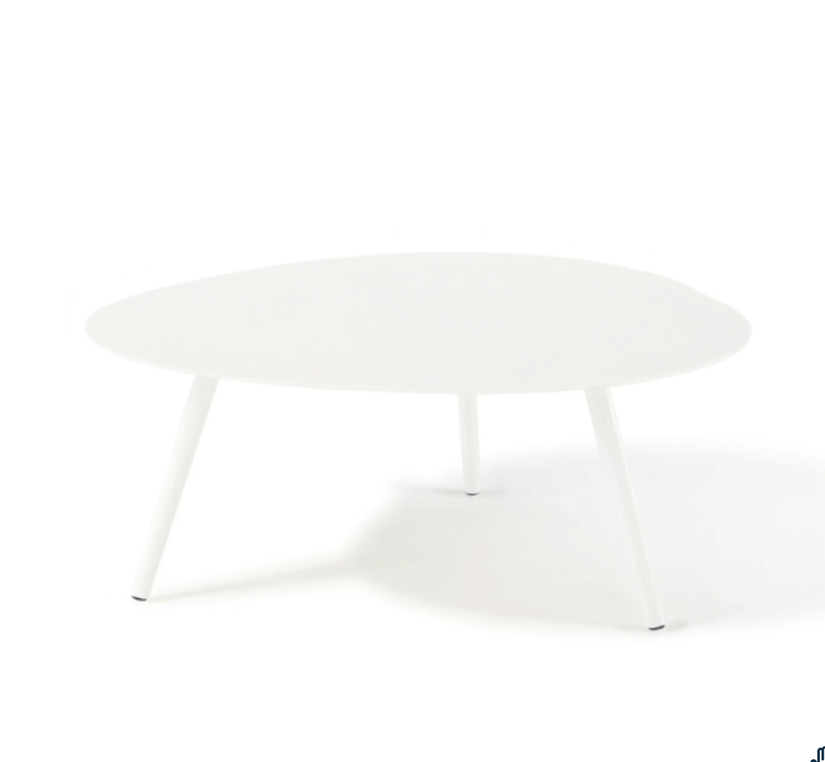 Sorrento coffee table big full alu white