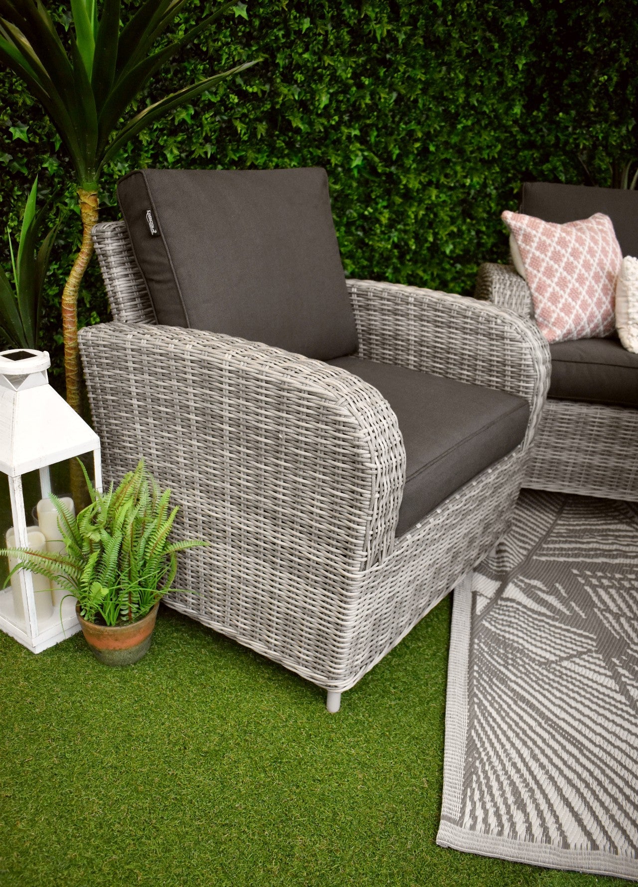 Tuscany 5 Piece Sofa Suite - Charcoal-ORDER INSTORE ONLY