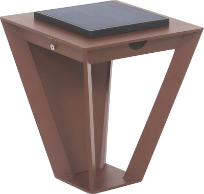 METRO Solar & Rechargeable Wall Light (Corten)