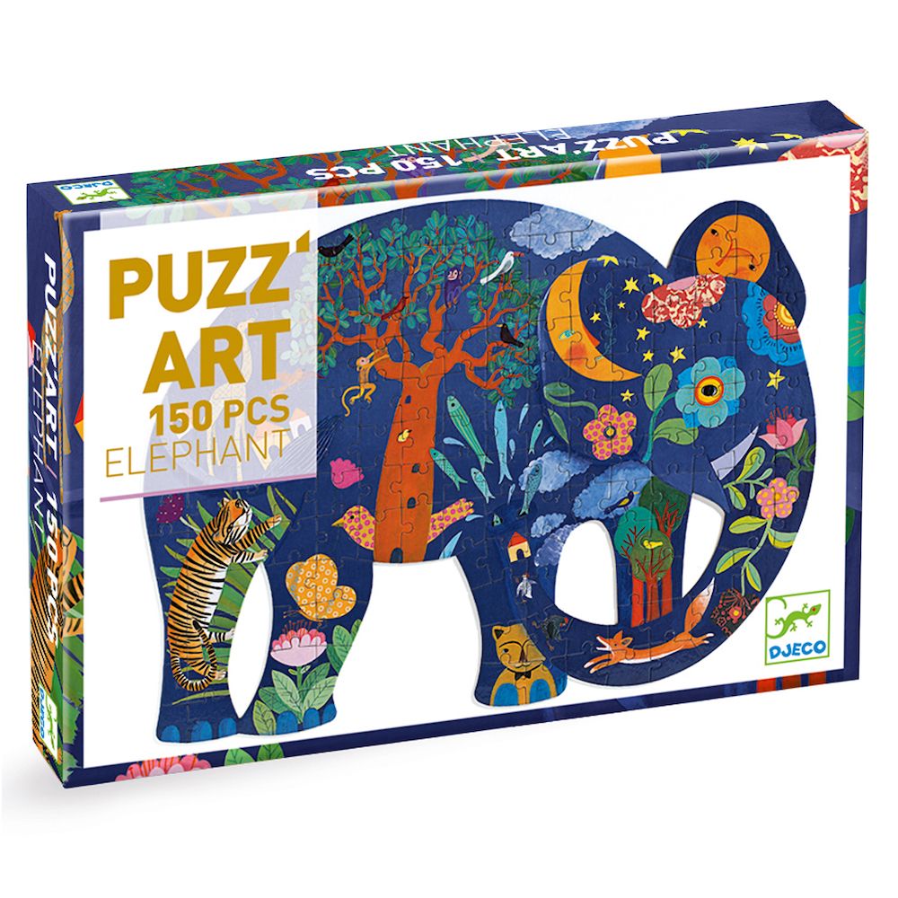 Toys And Games - Puzzles - Puzz'Art Eléphant - 150Pcs - FSC Mix