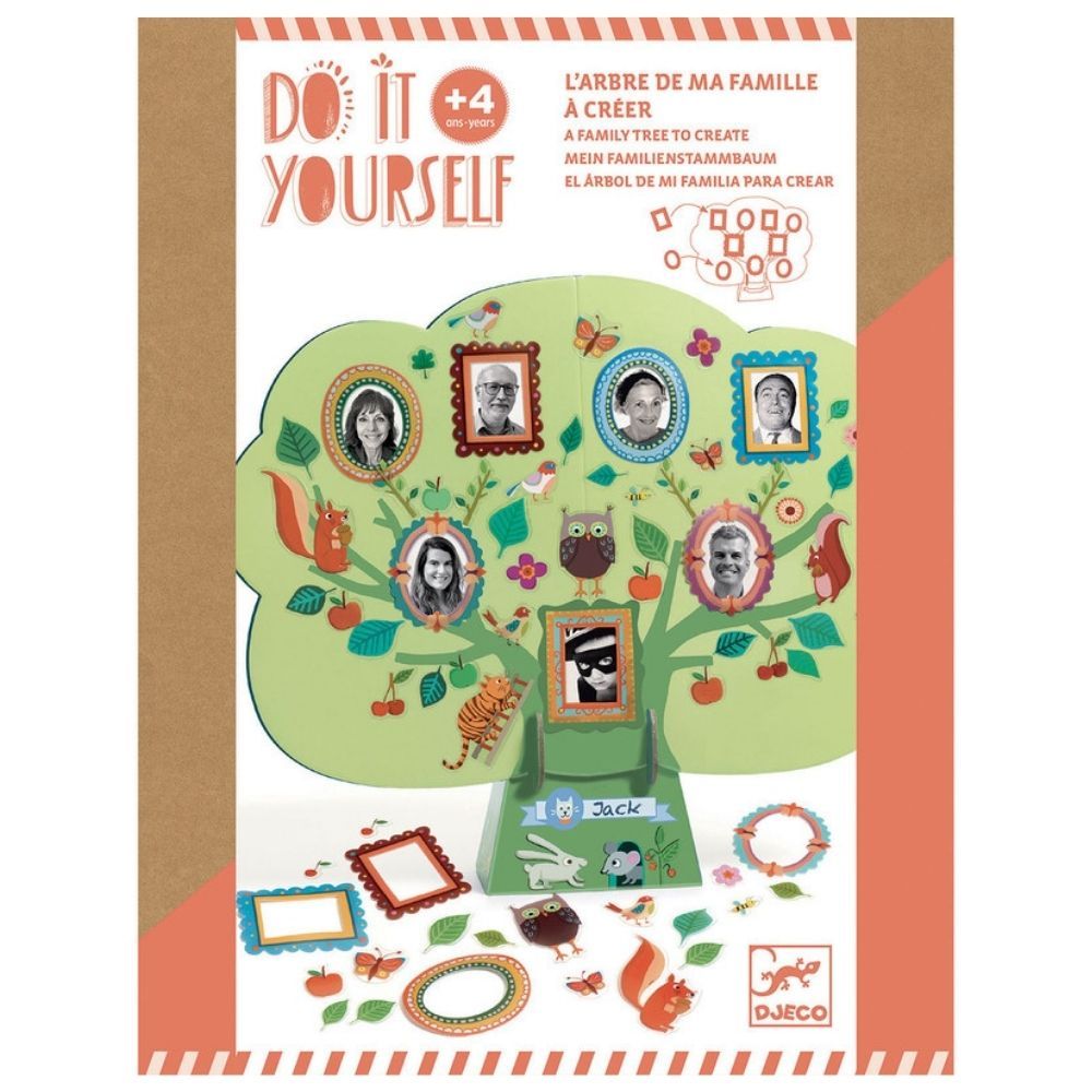 Art And Craft - Do It Yourself - Mosaics & Stickers A Family Tree To Create - FSC Mix