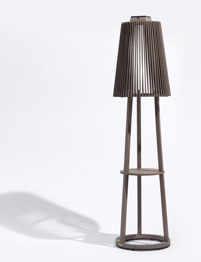 TECKA Solar & Rechargeable Lamppost (Duratek) with Stonebase