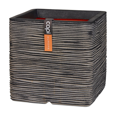 Planter Square Rib NL Anthracite