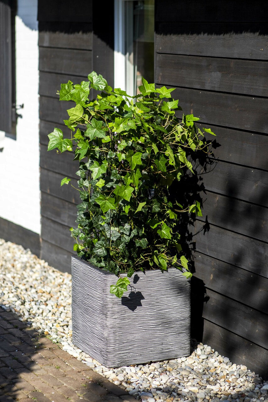 Planter Square Rib NL Anthracite