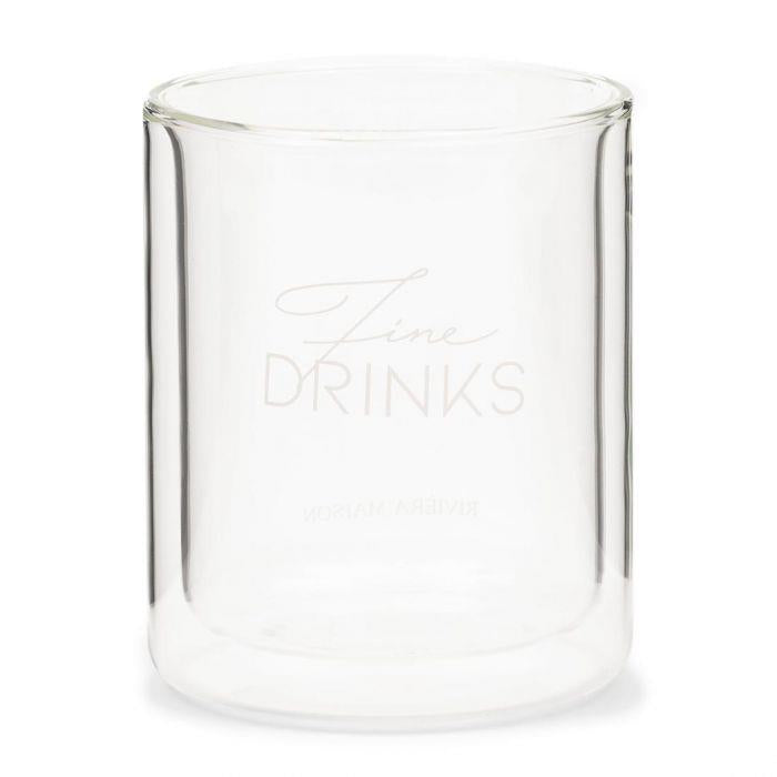 Fine Drinks Double Wall Glass M