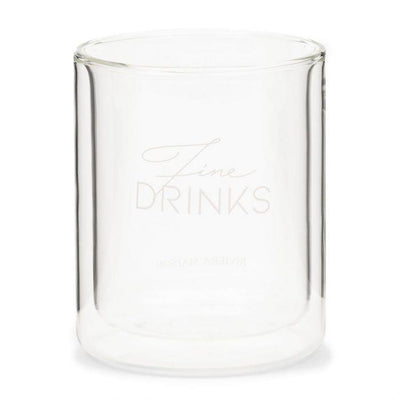 Fine Drinks Double Wall Glass M