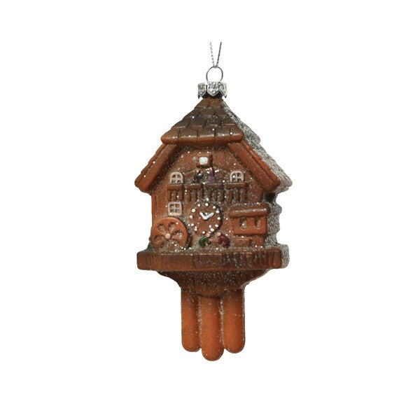 Clock Wood Look with Glitter Lacquer - Brown
