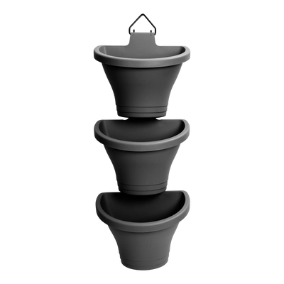 Corsica Vertical Forest 24Cm Set/3 (Blue)