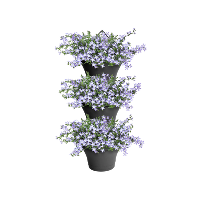 Corsica Vertical Forest 24Cm Set/3 (Blue)