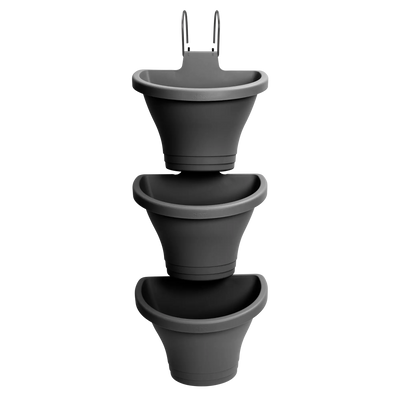 Corsica Vertical Forest 24Cm Set/3 (Blue)
