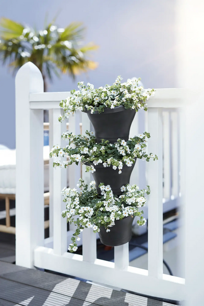 Corsica Vertical Forest 24Cm Set/3 (Blue)