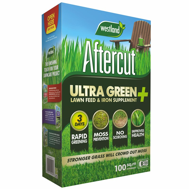 Aftercut Ultra Green Plus Lawn Feed Medium Box - 3.5kg 100sqm - The Pavilion