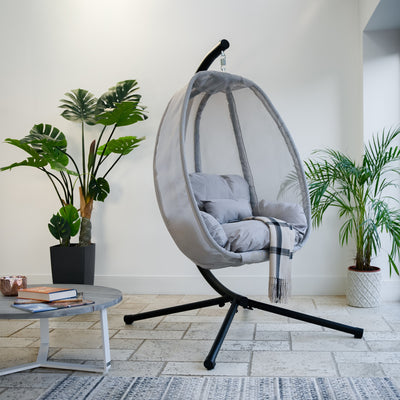 Folding Textilene Swing (Grey)