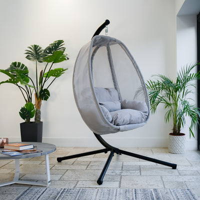 Folding Textilene Swing (Grey)