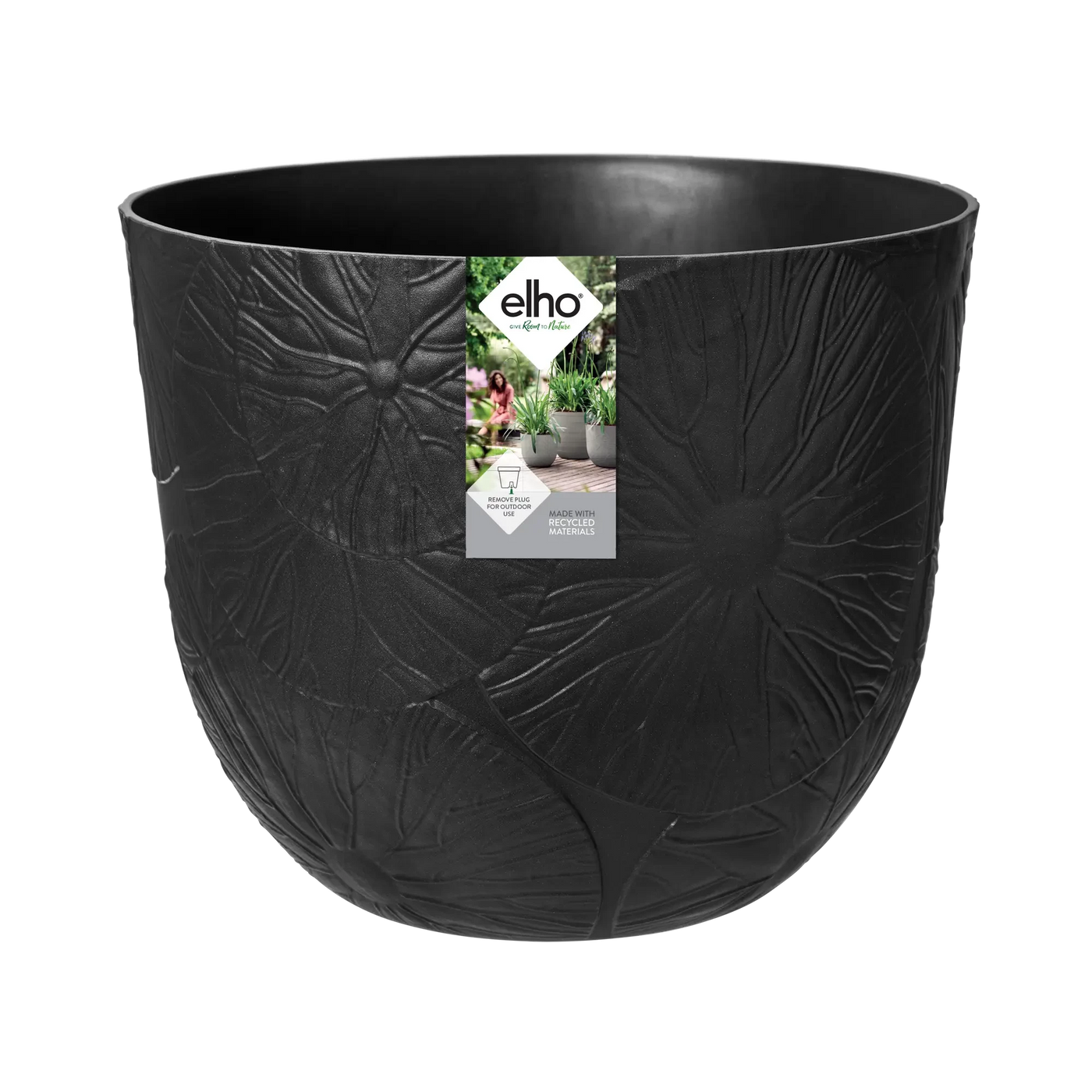 Fuente Lily Round 30Cm (Black)