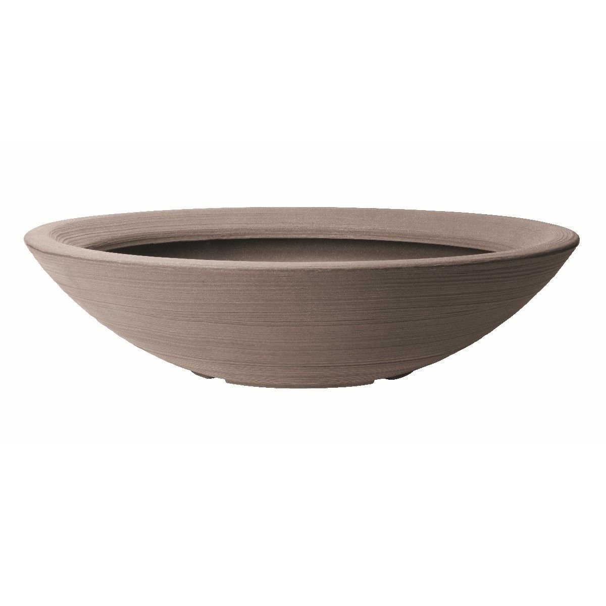 60cm Varese Low Bowl Brown