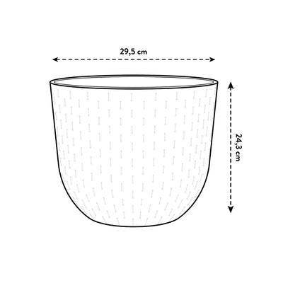 Fuente Grains Round 30Cm (Black)