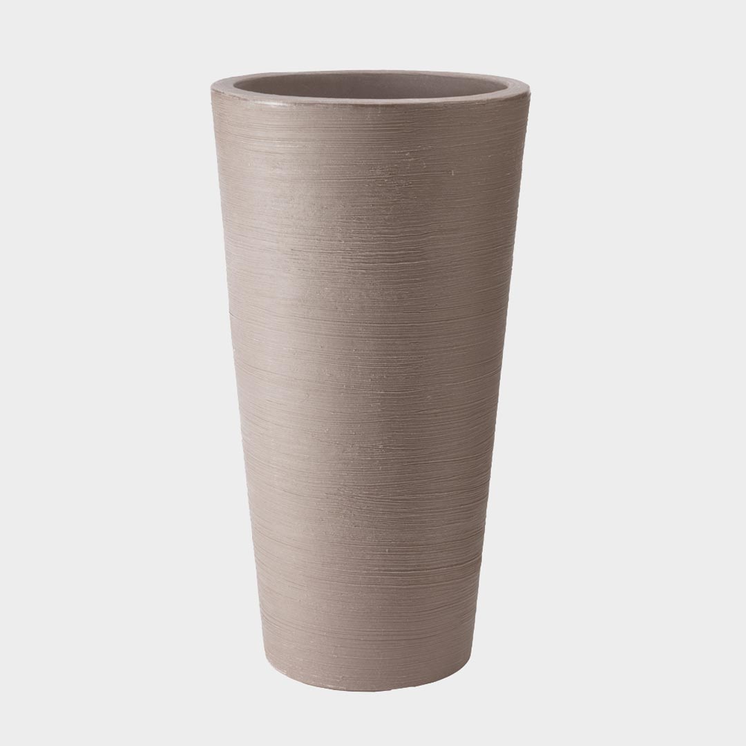 40cm Varese Tall Vase - Dark Brown - 40x75cm