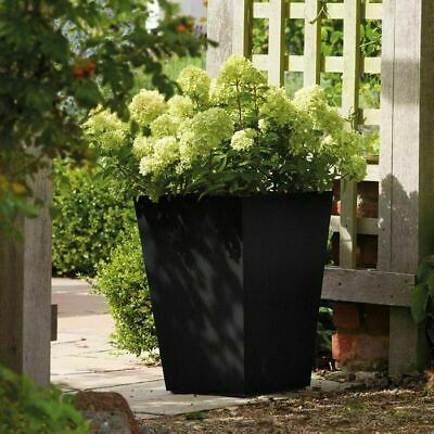 40cm Basalt Tall Square - Black - 40x55cm
