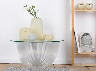 Subtle Ivory - Glass Vase
