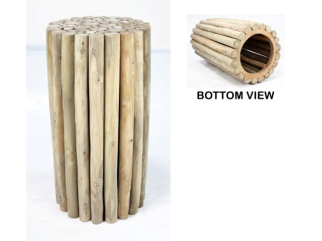 Table Teak Round D36H70cm