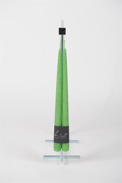 Velours - Pair of Tapers - Luz Your Senses - Shamrock Green