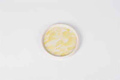 Patchy Paint Lemon Ice - Round Tray - Small