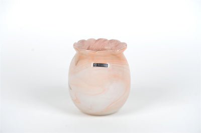 Coral Cloud - Glass Votive - Medium