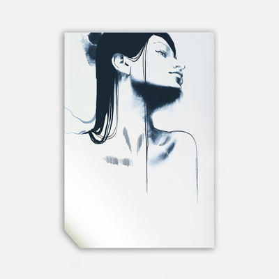 Blue Lady, 50cmx70cm wall art