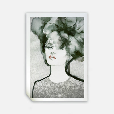 Flower Girl, 50cmx70cm wall art