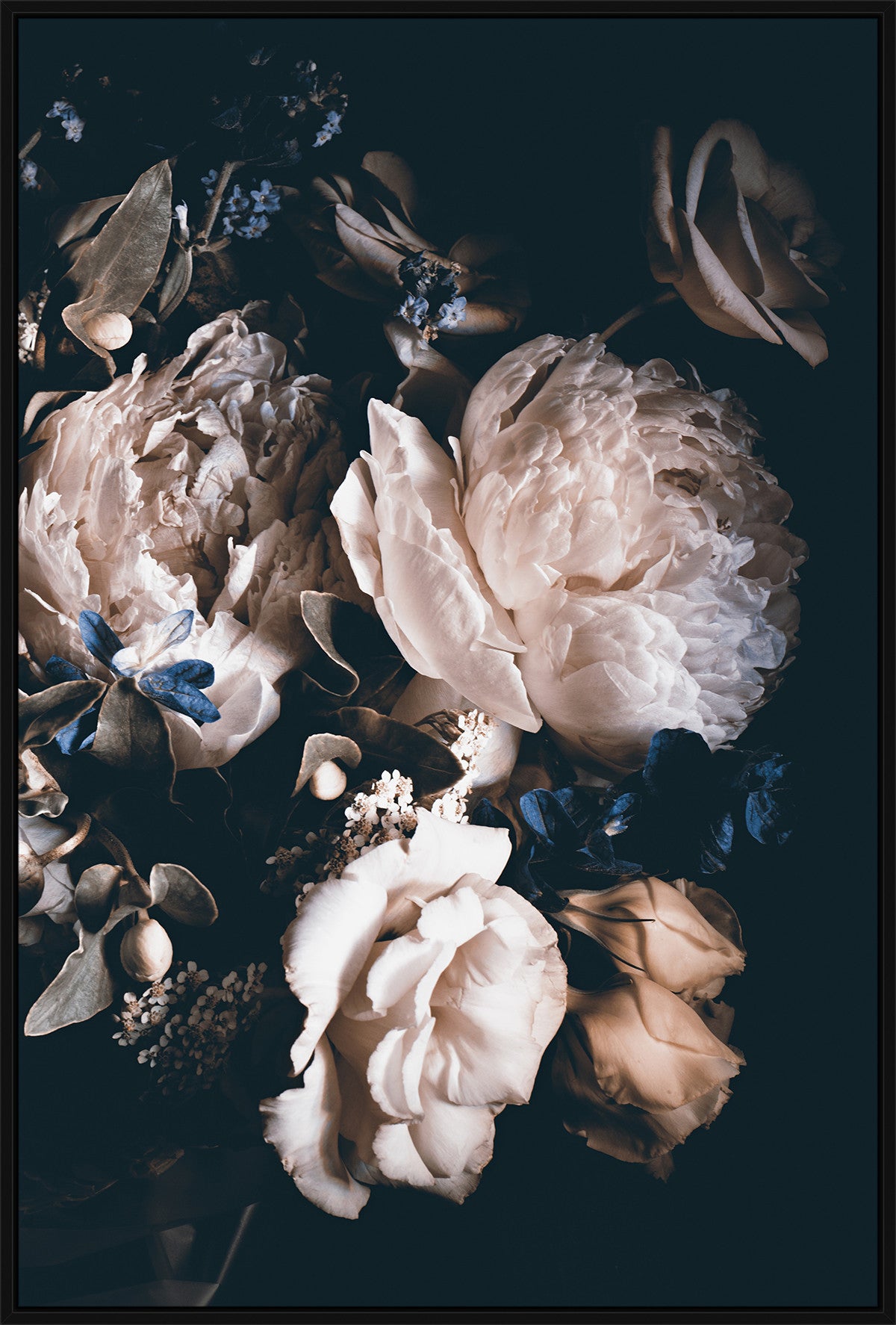 Just Blue, 90cmx120cm canvas print