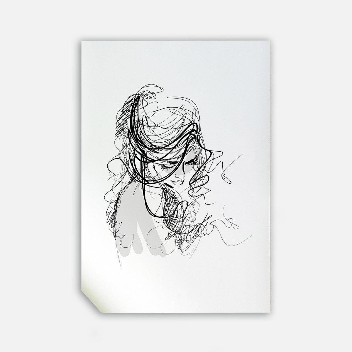 Lady, 50cmx70cm wall art