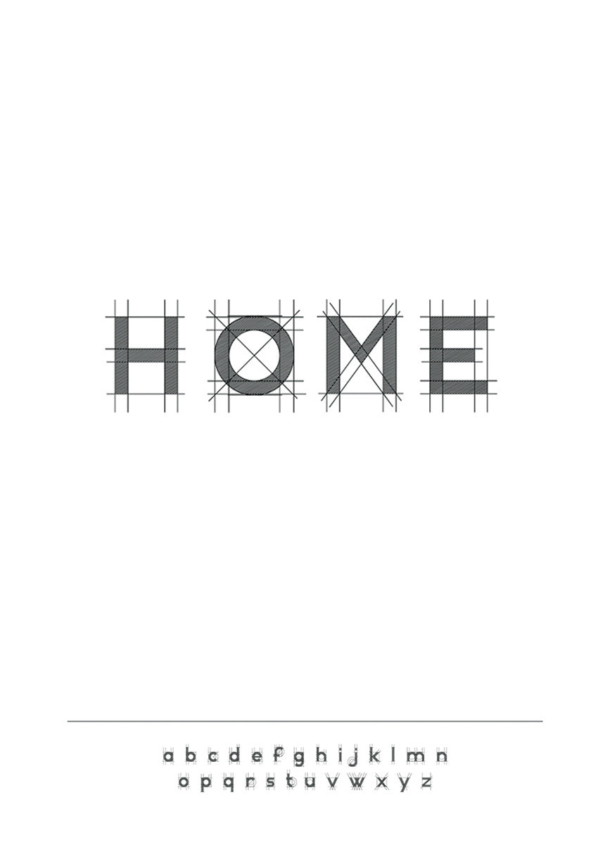 Home, 15cmx21cm art block