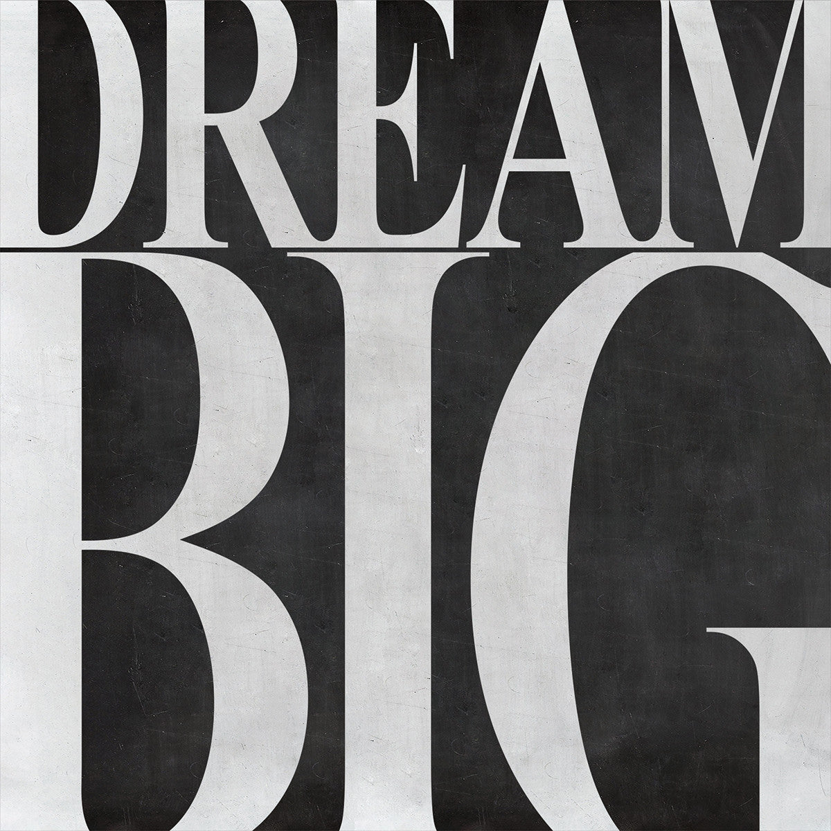 Dream Big, 21cmx21cm art block
